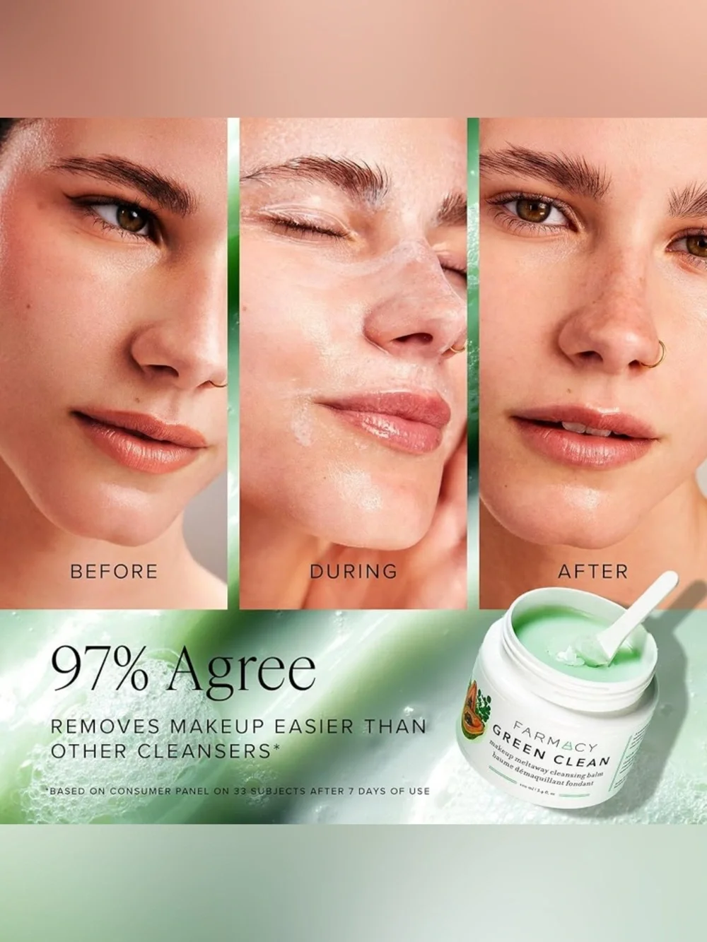 FARMACY $27.00 set • cleansing balm + ceramide moisturizer - Picture 5 of 8